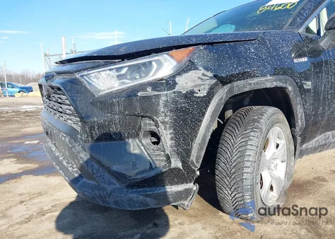 2021 Toyota Rav4 Hybrid Xle from USA, damaged, VIN JTMR6RFV7MJ003183